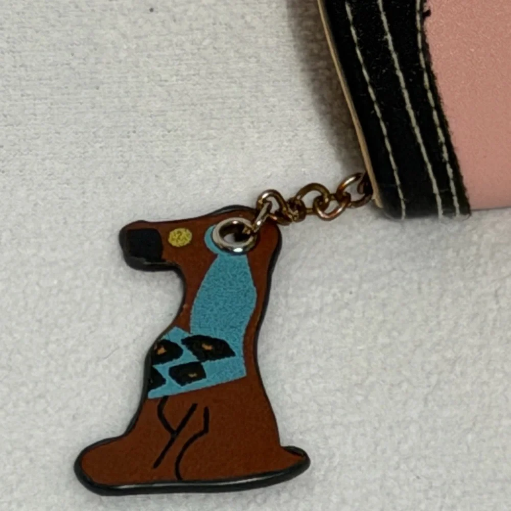 Love's Pink and Black Dog Purse